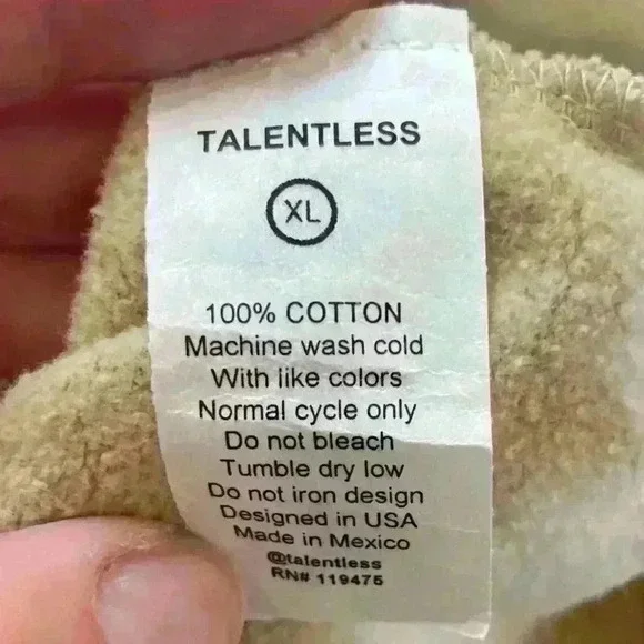 Men’s Talentless Tie Dye Crewneck sweatshirt. Size XL - Picture 3 of 7